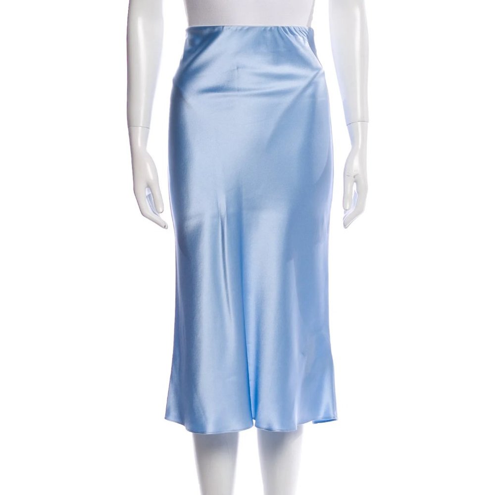 FIORLA Silk Midi Length Skirt